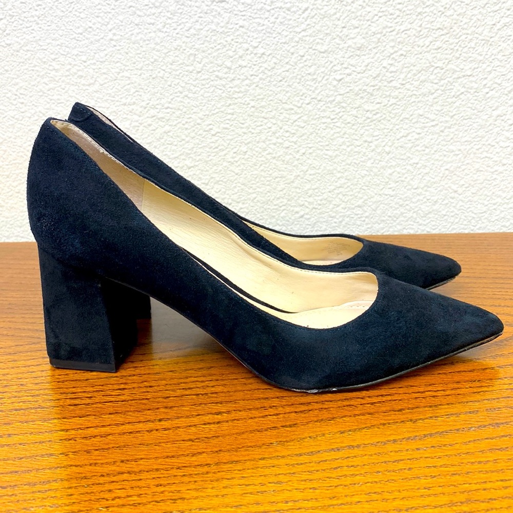 Marc Fisher Ltd Suede Pumps Block Heel Size 6 - image 1